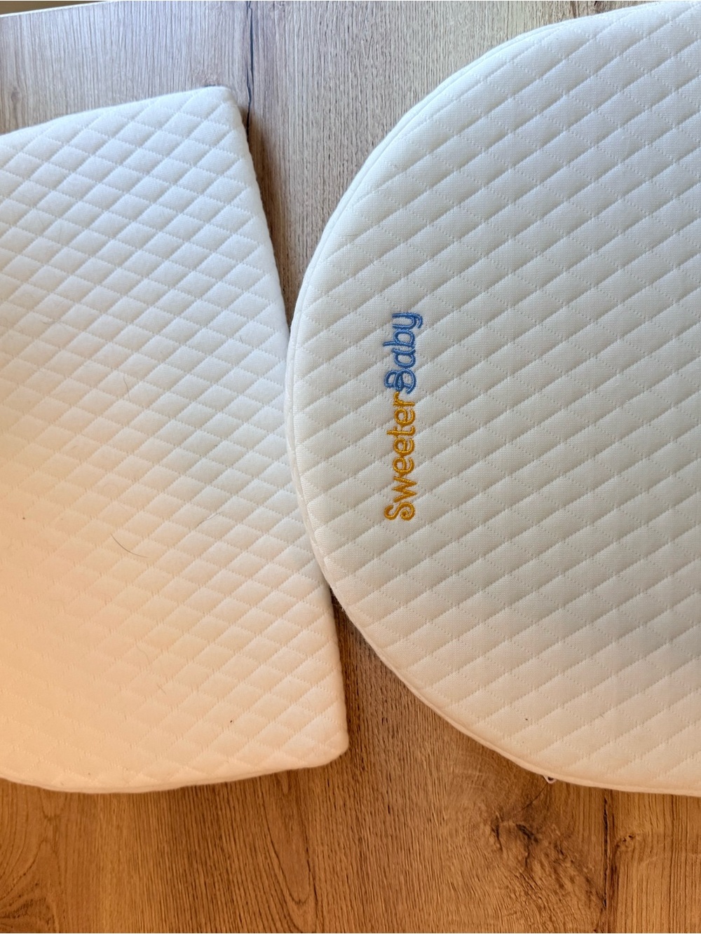 Sweetet Baby Quilted White Nursery Pads